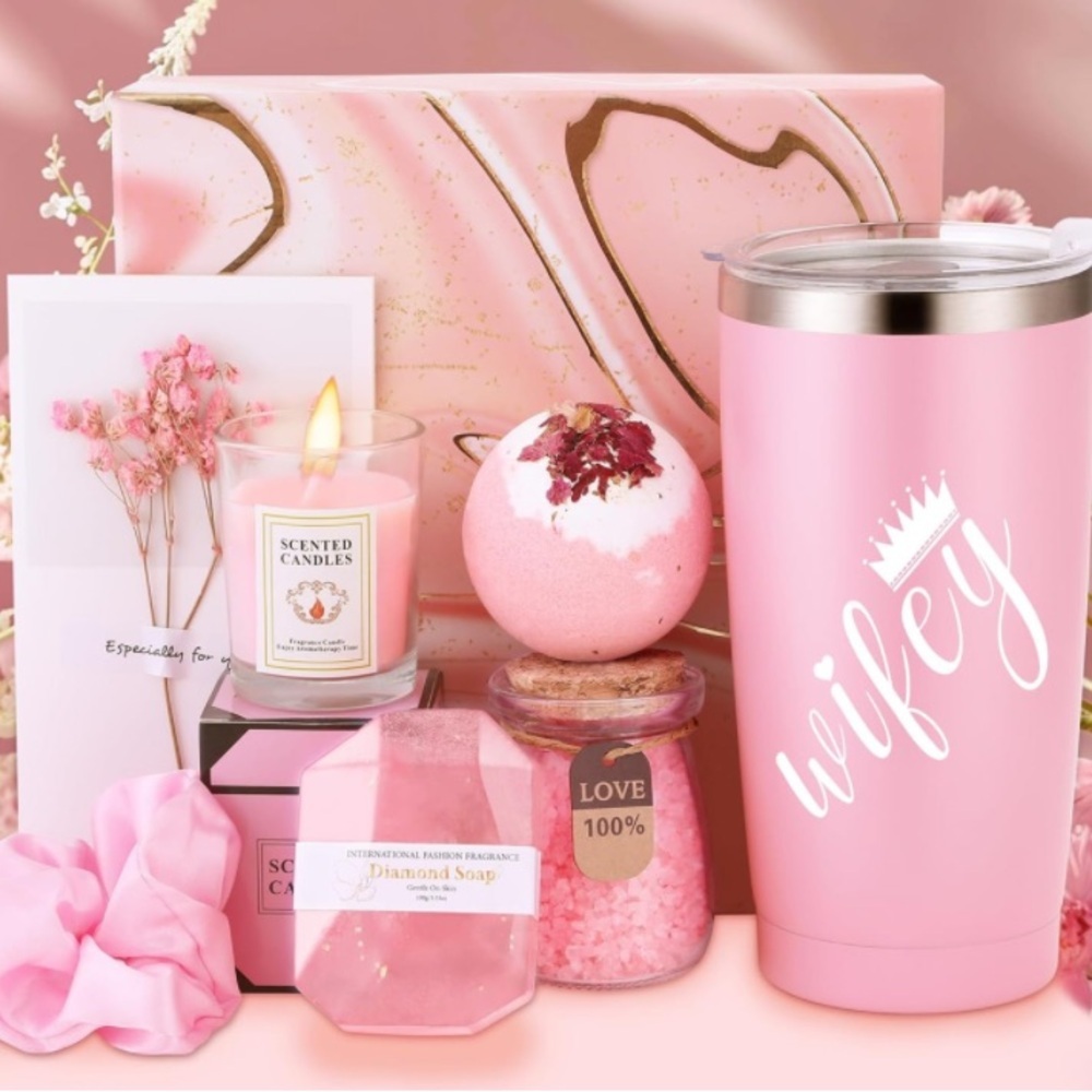 Women‎ Spa Gift Wifey/Birthday/Mothers Day/Anniversary Basket/ Box Set | NEW/NIB